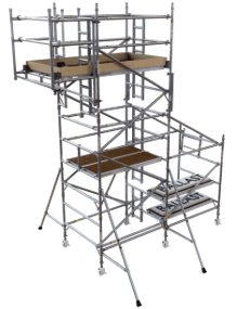 BoSS Compact End Cantilever Aluminium Access Tower