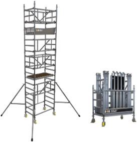 BoSS SOLO 700 Aluminium Access Tower and Trolley