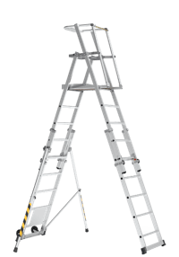 BoSS Teleguard PLUS 9 Rung Telescopic Platform Ladder