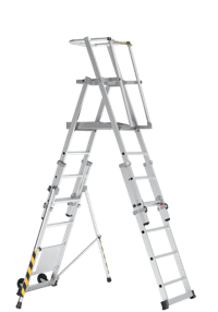 BoSS Teleguard PLUS 7 Rung Telescopic Platform Ladder