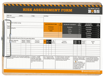 BoSS How To Choose A Tower - Risk Assessment Form